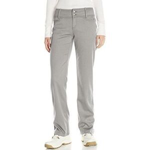 Icebreaker Vista Pants Womens Size 27x32 Merino Cotton Twill Fossil Gray Hiking